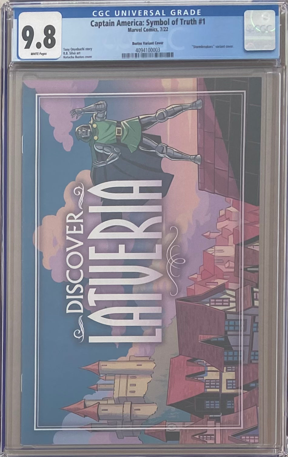 Captain America: Symbol of Truth #1 Bustos Variant CGC 9.8