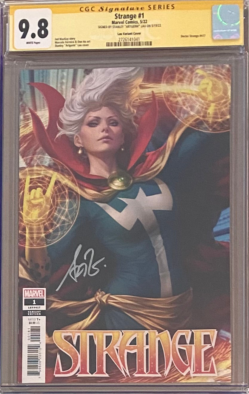 Strange #1 Artgerm Variant CGC 9.8 SS