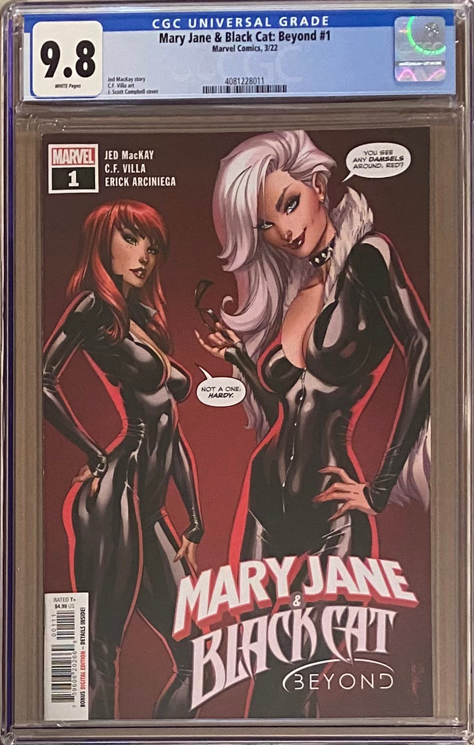 Mary Jane & Black Cat: Beyond #1 CGC 9.8