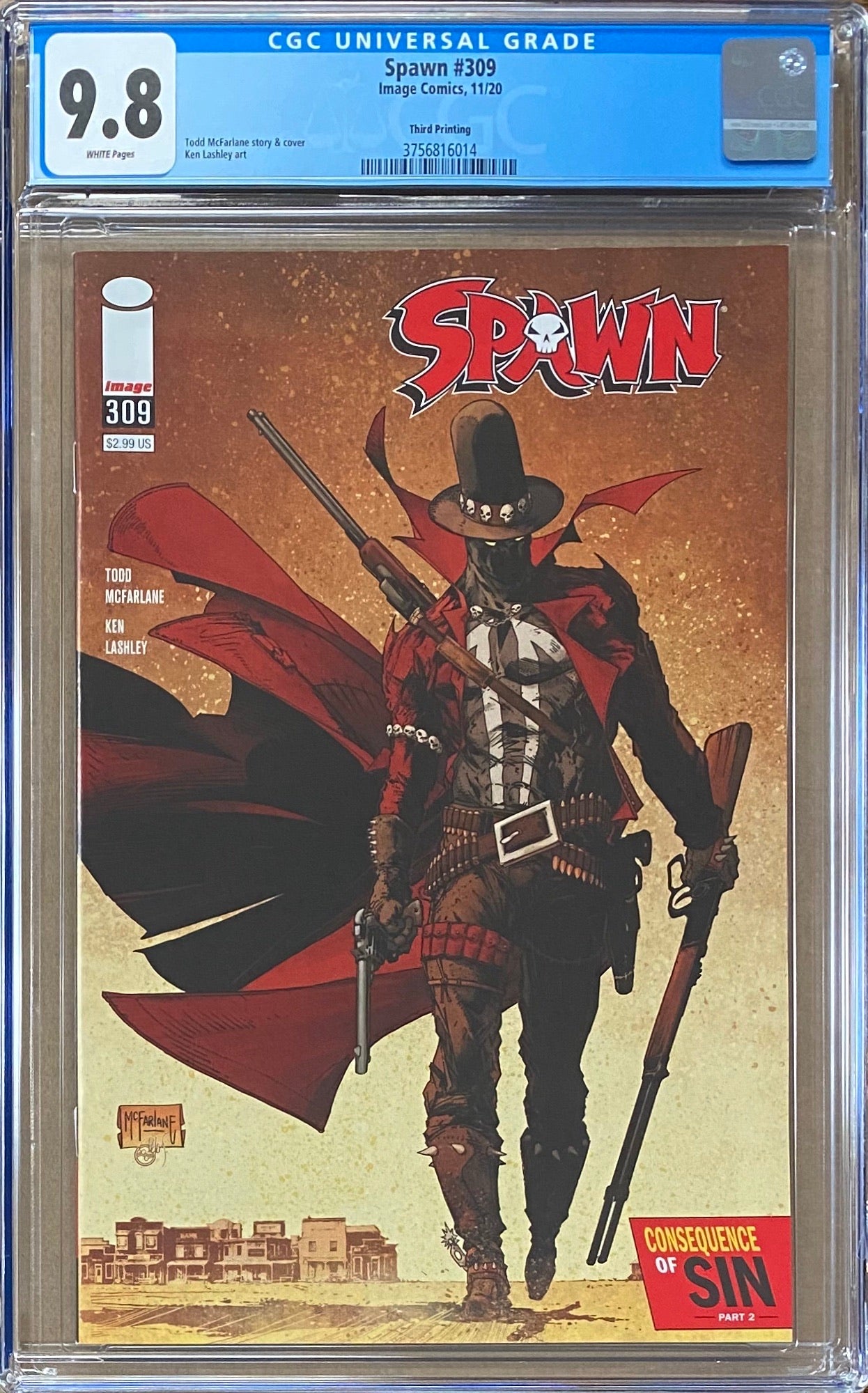 Spawn #309 Third Printing CGC 9.8