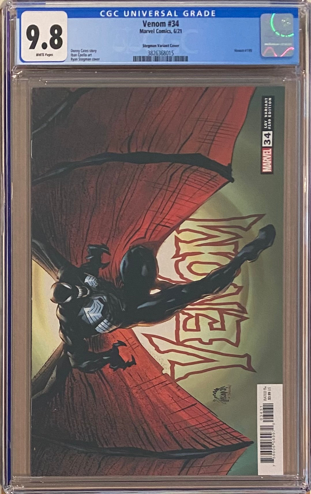 Venom #34 Stegman Variant CGC 9.8