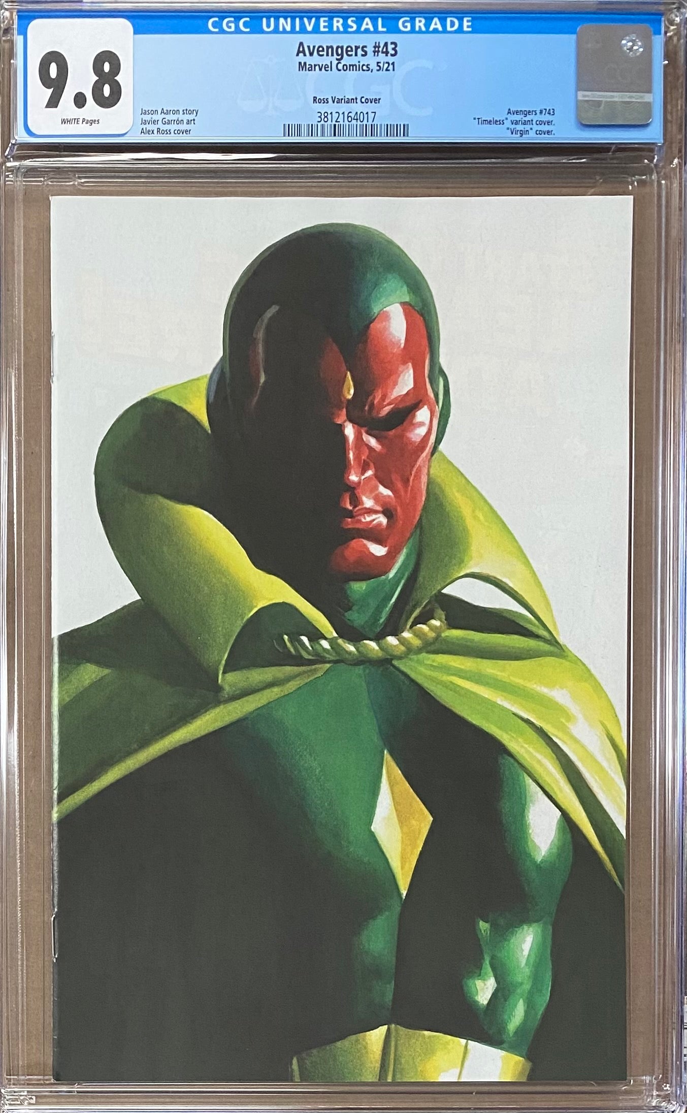 Avengers #43 Alex Ross Vision "Timeless" Variant CGC 9.8