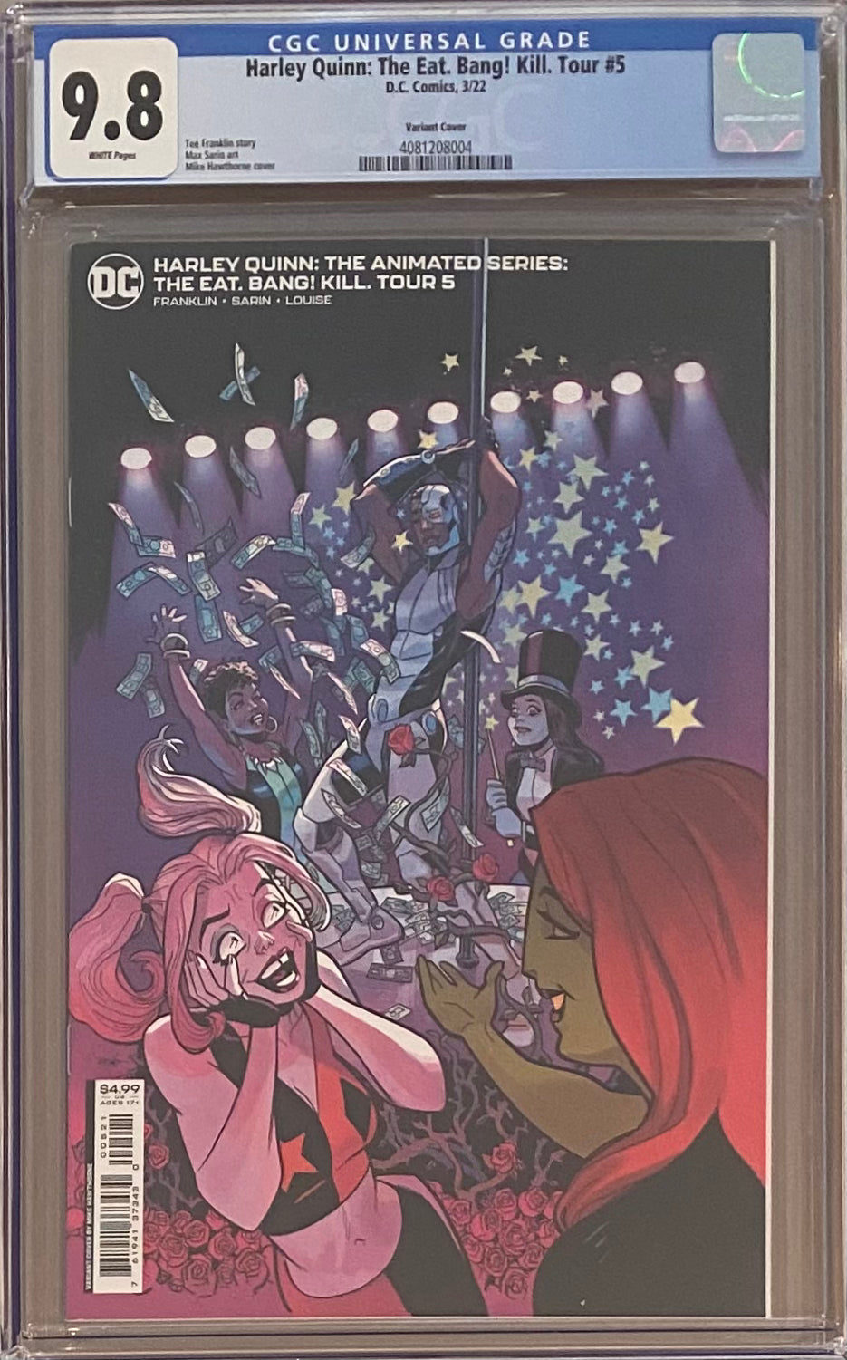 Harley Quinn: The Animated Series - The Eat, Bang! Kill Tour #5 Variant CGC 9.8