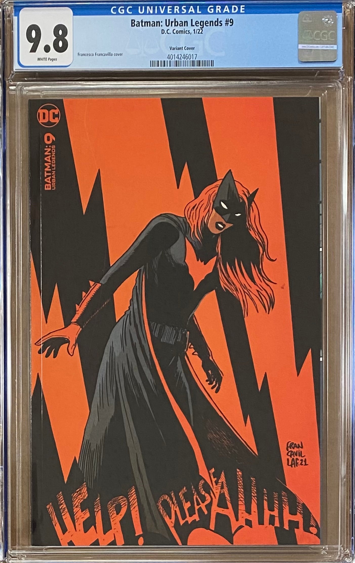 Batman: Urban Legends #9 Francavilla Variant CGC 9.8