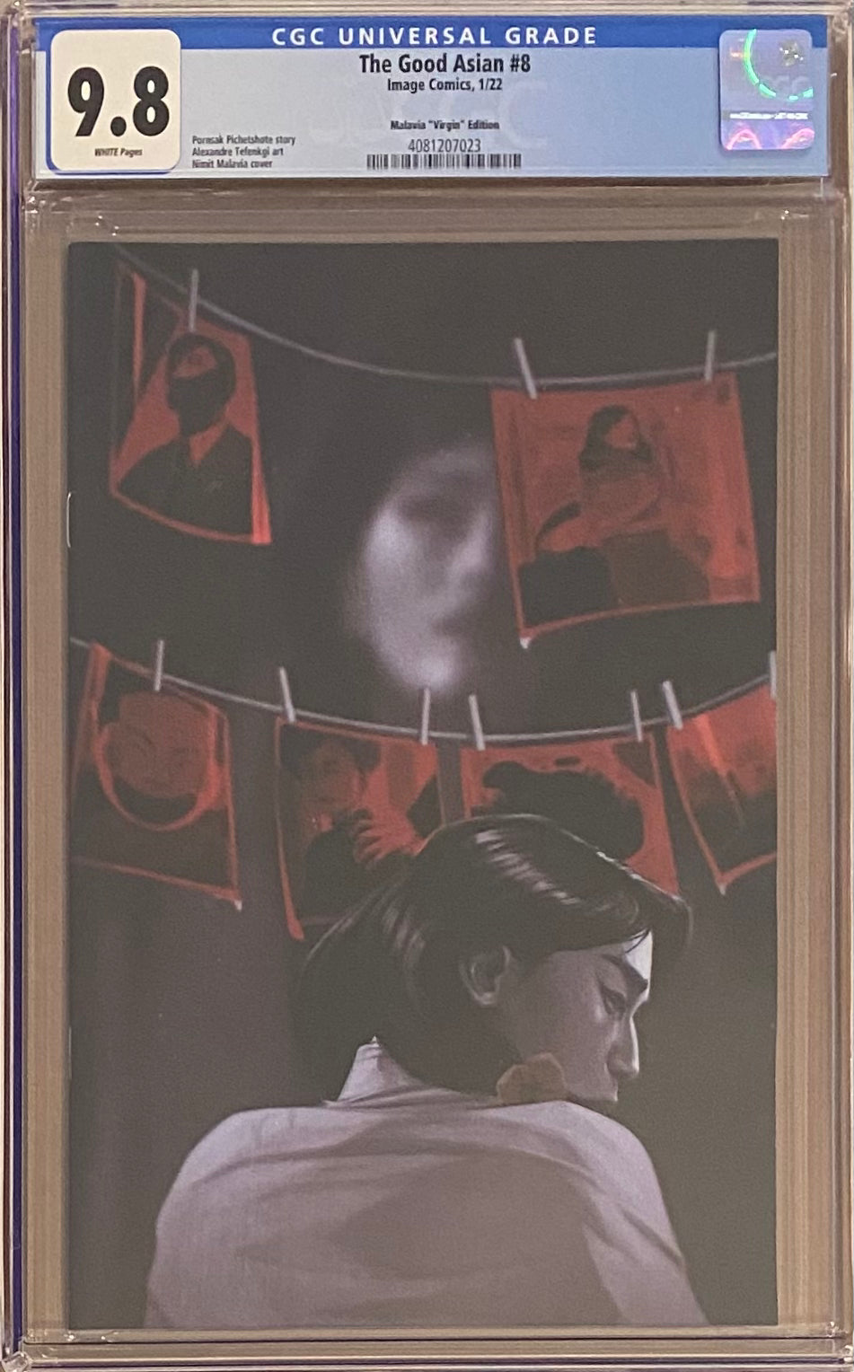 The Good Asian #8 Malavia 1:10 Retailer Incentive Variant CGC 9.8