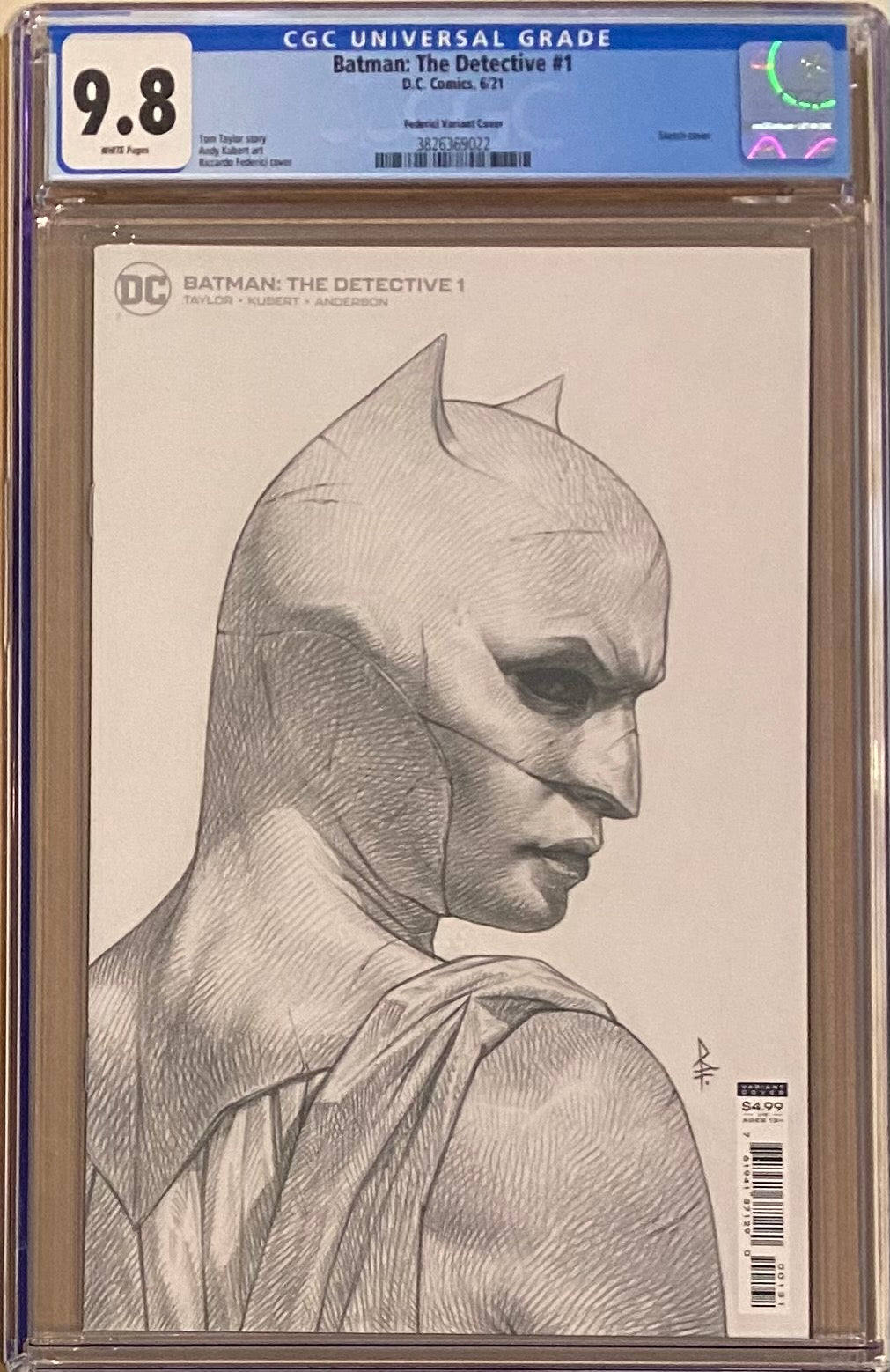 Batman: The Detective #1 Federici 1:25 Retailer Incentive Variant CGC 9.8