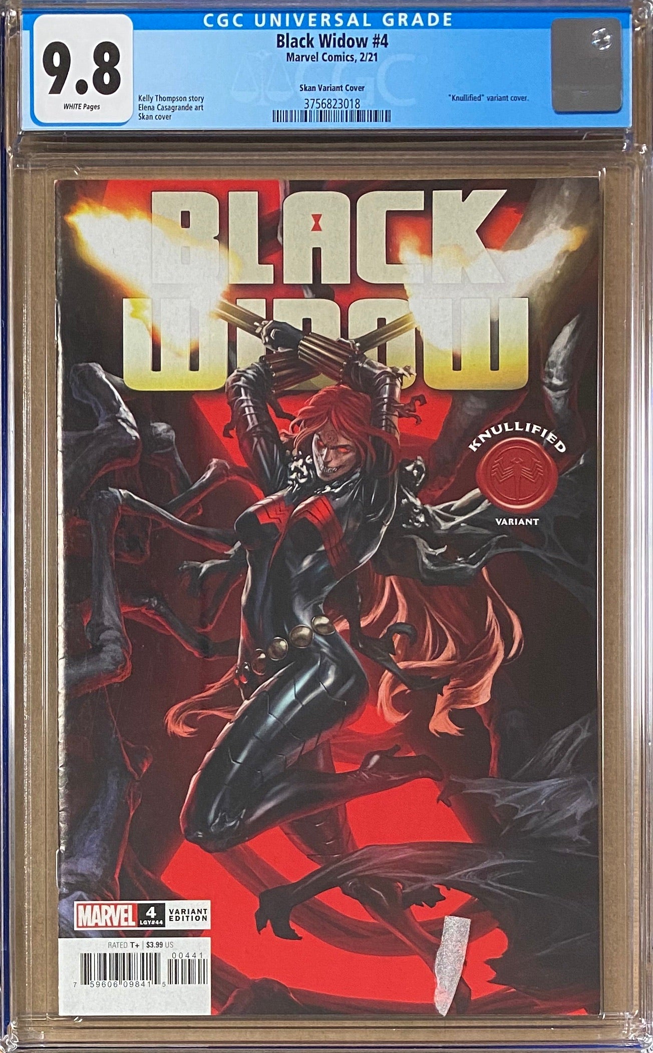 Black Widow #4 "Knullified" Variant CGC 9.8