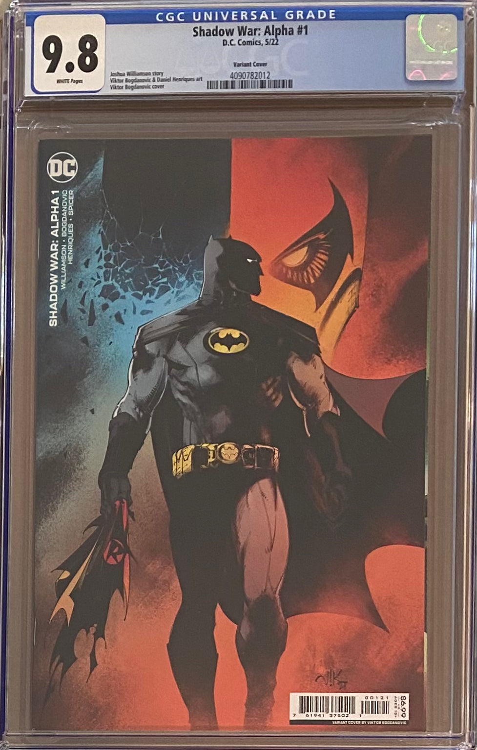 Shadow War: Alpha #1 Variant CGC 9.8