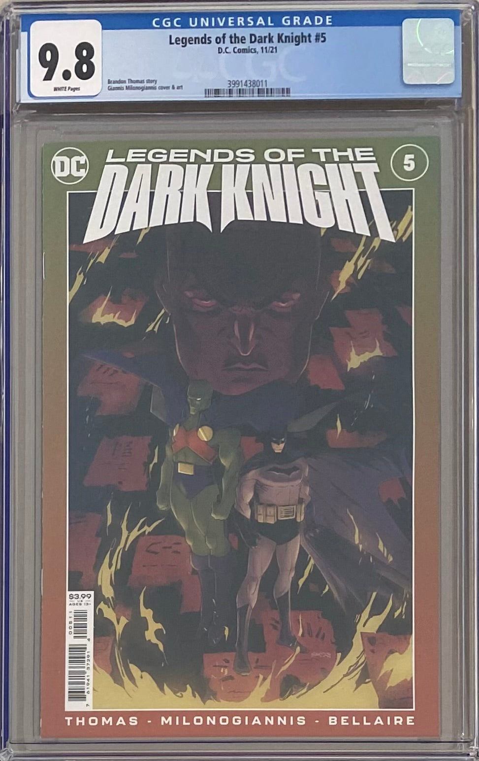 Legends of the Dark Knight #5 CGC 9.8