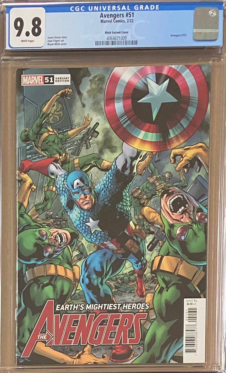 Avengers #51 Hitch Variant CGC 9.8