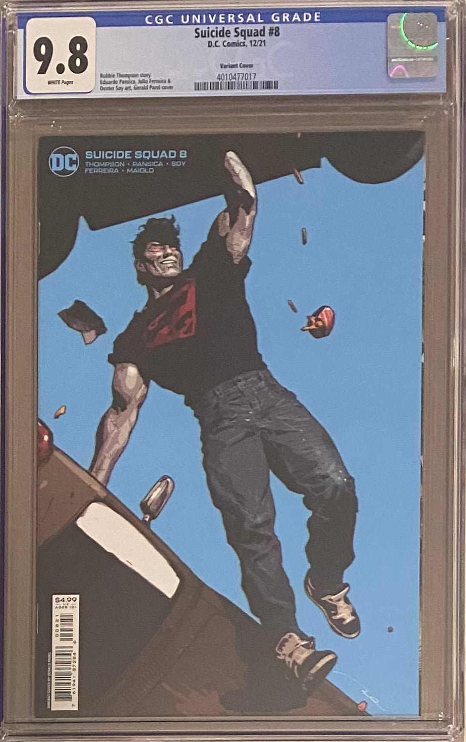 Suicide Squad #8 Variant CGC 9.8
