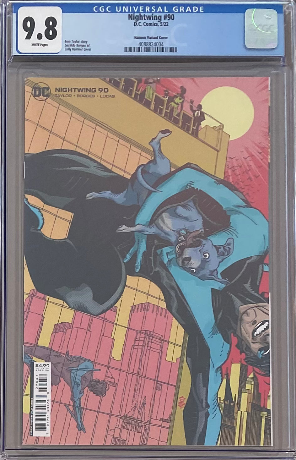 Nightwing #90 Hammer 1:25 Retailer Incentive Variant CGC 9.8
