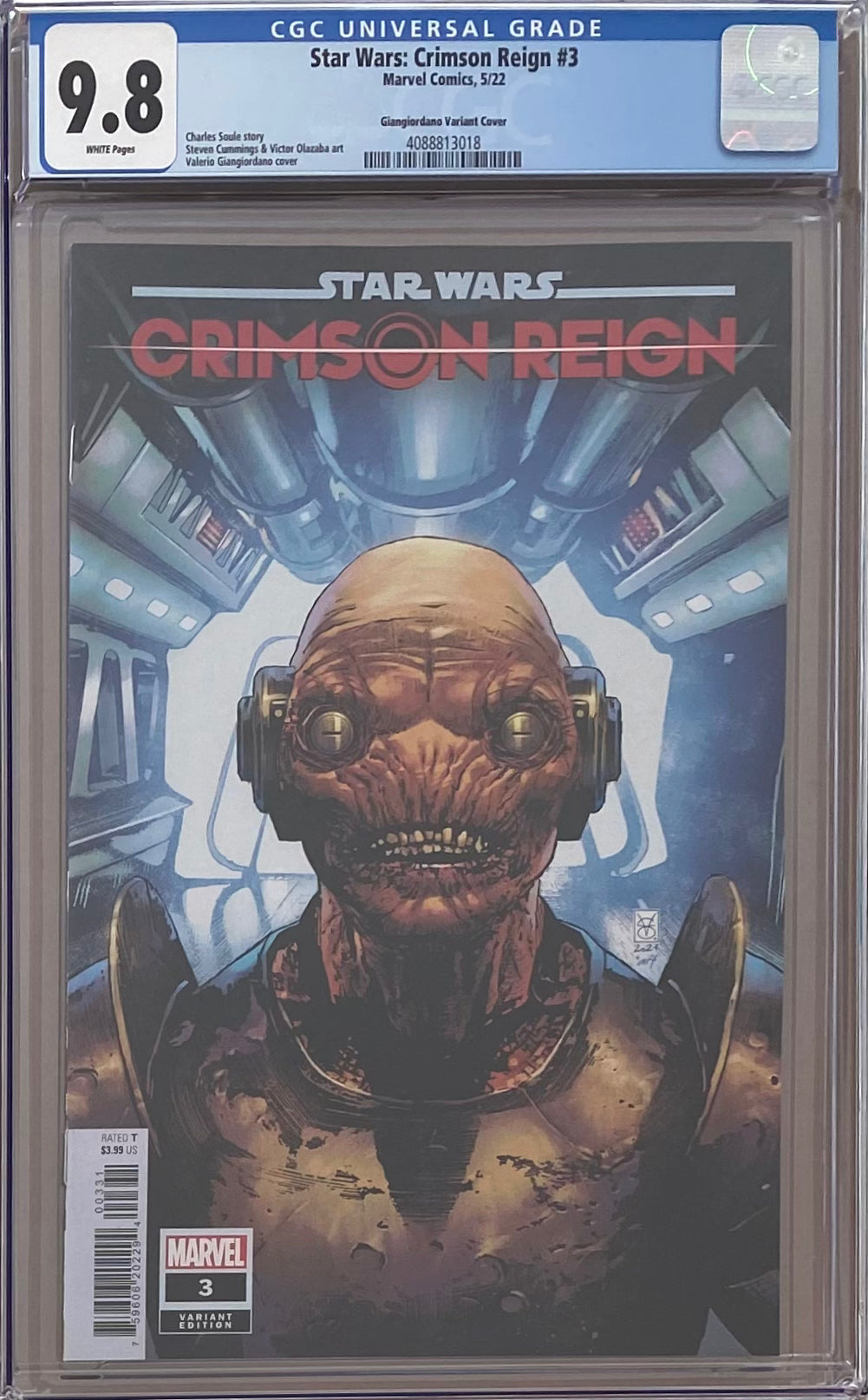Star Wars: Crimson Reign #3 Giangiordano Variant CGC 9.8
