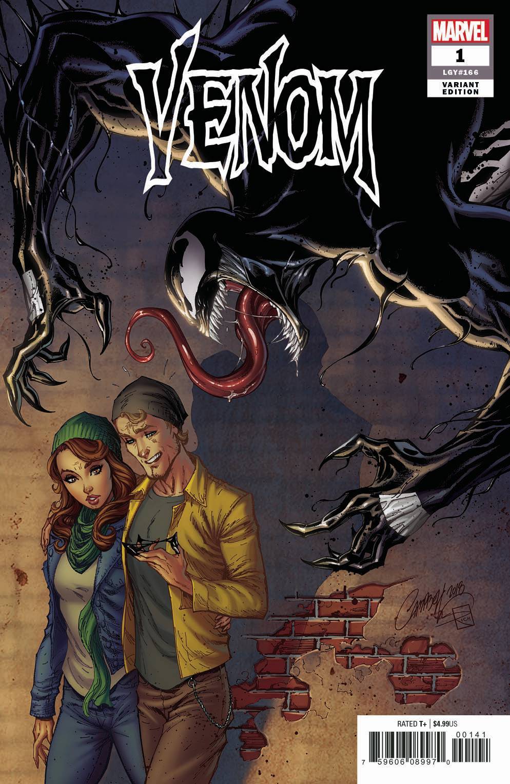 Venom #1 J. Scott Campbell 1:50 Retailer Incentive