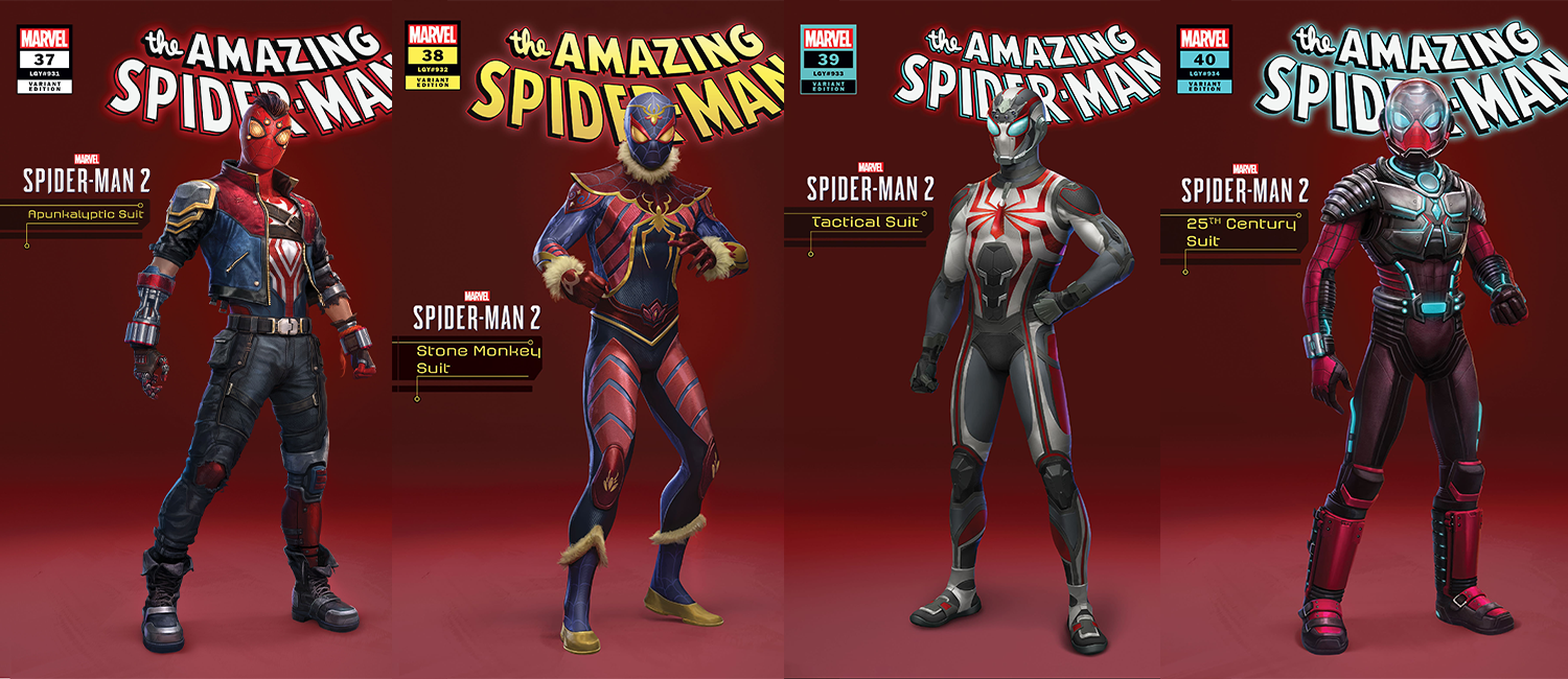 Marvel Spider-Man 2 Suit Variants