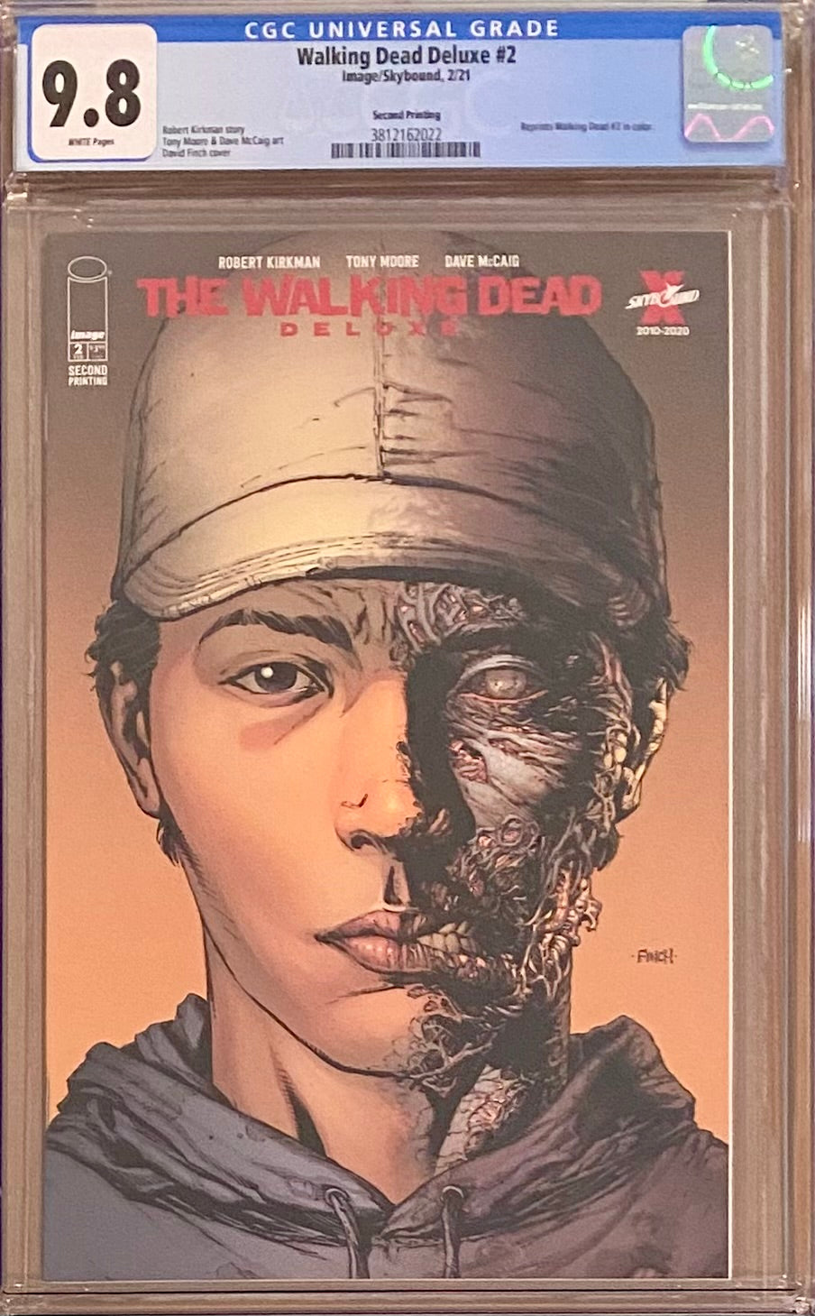 Walking Dead Deluxe #2 Second Printing CGC 9.8