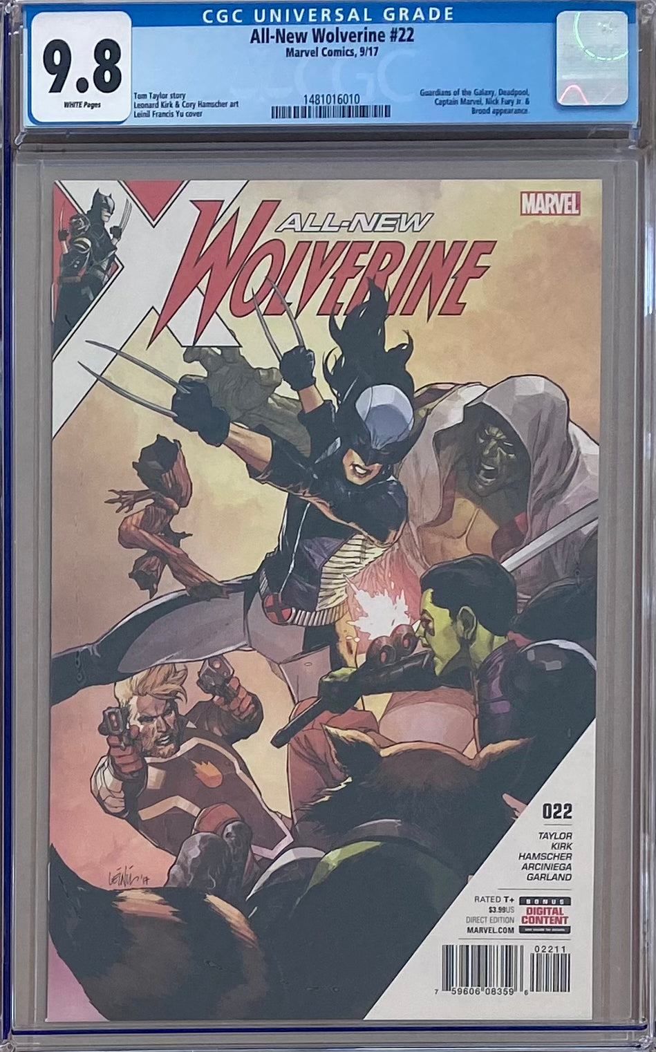 All-New Wolverine #22 CGC 9.8