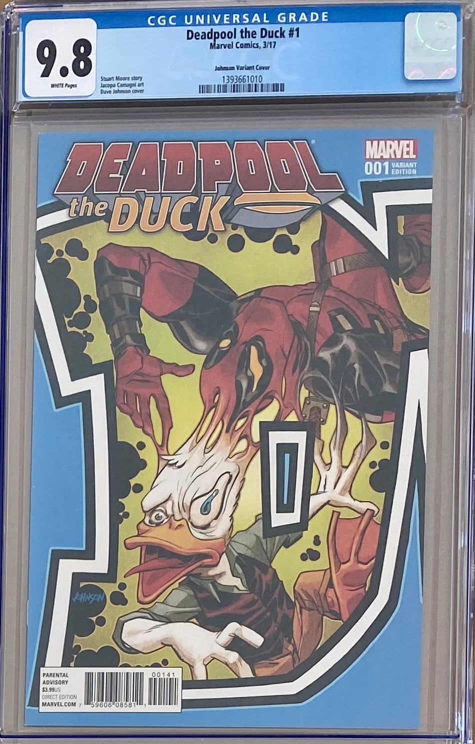 Deadpool the Duck #1 Johnson Variant CGC 9.8