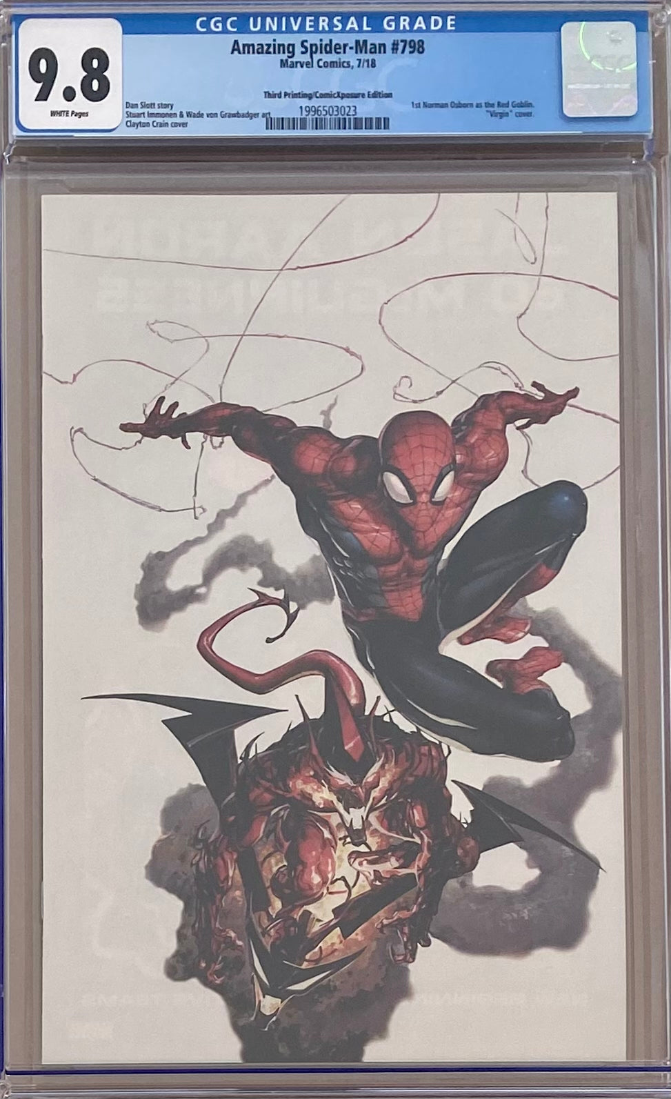 Amazing Spider-Man #798 ComicXposure/Third Printing CGC 9.8