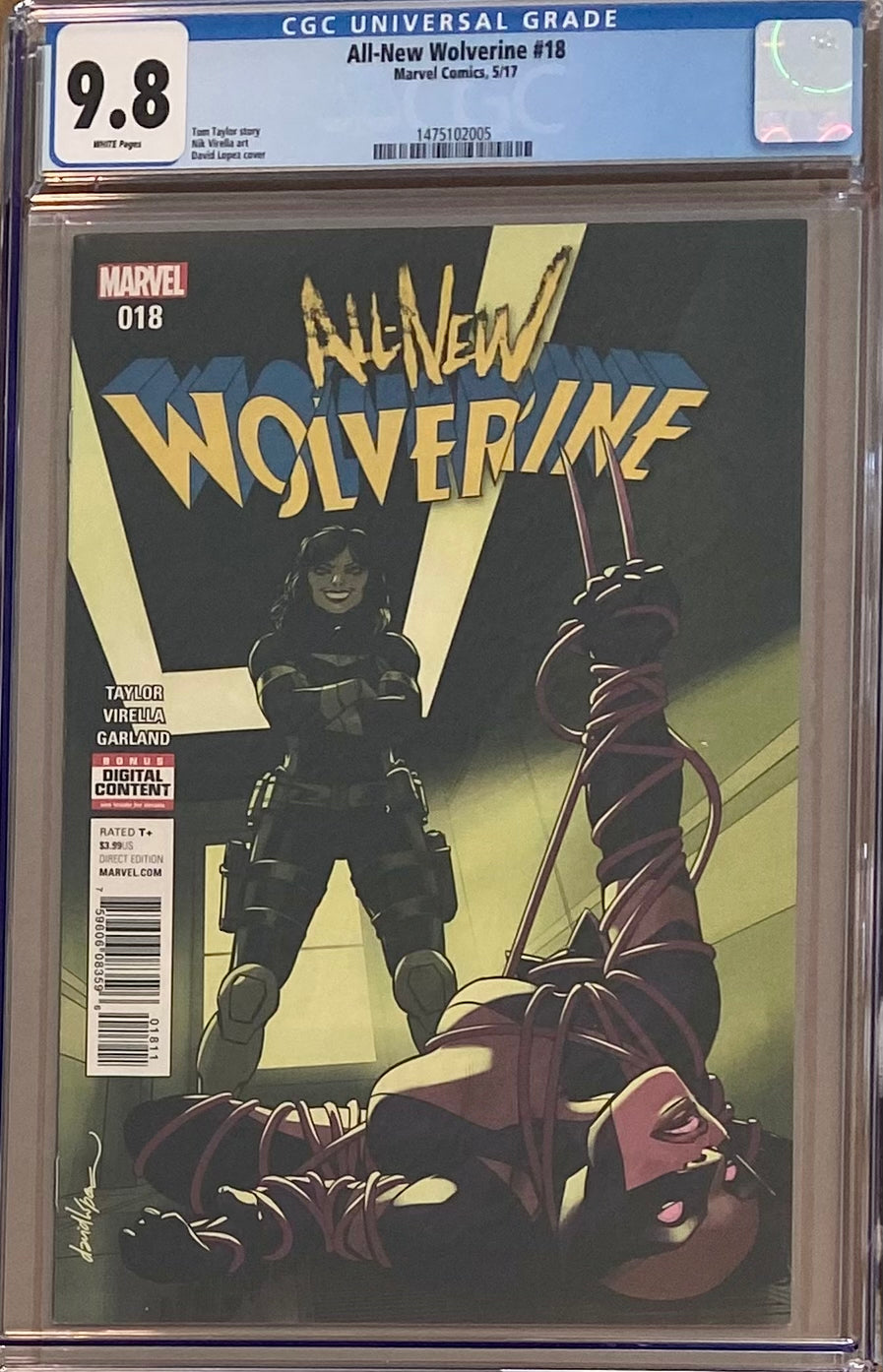 All-New Wolverine #18 CGC 9.8