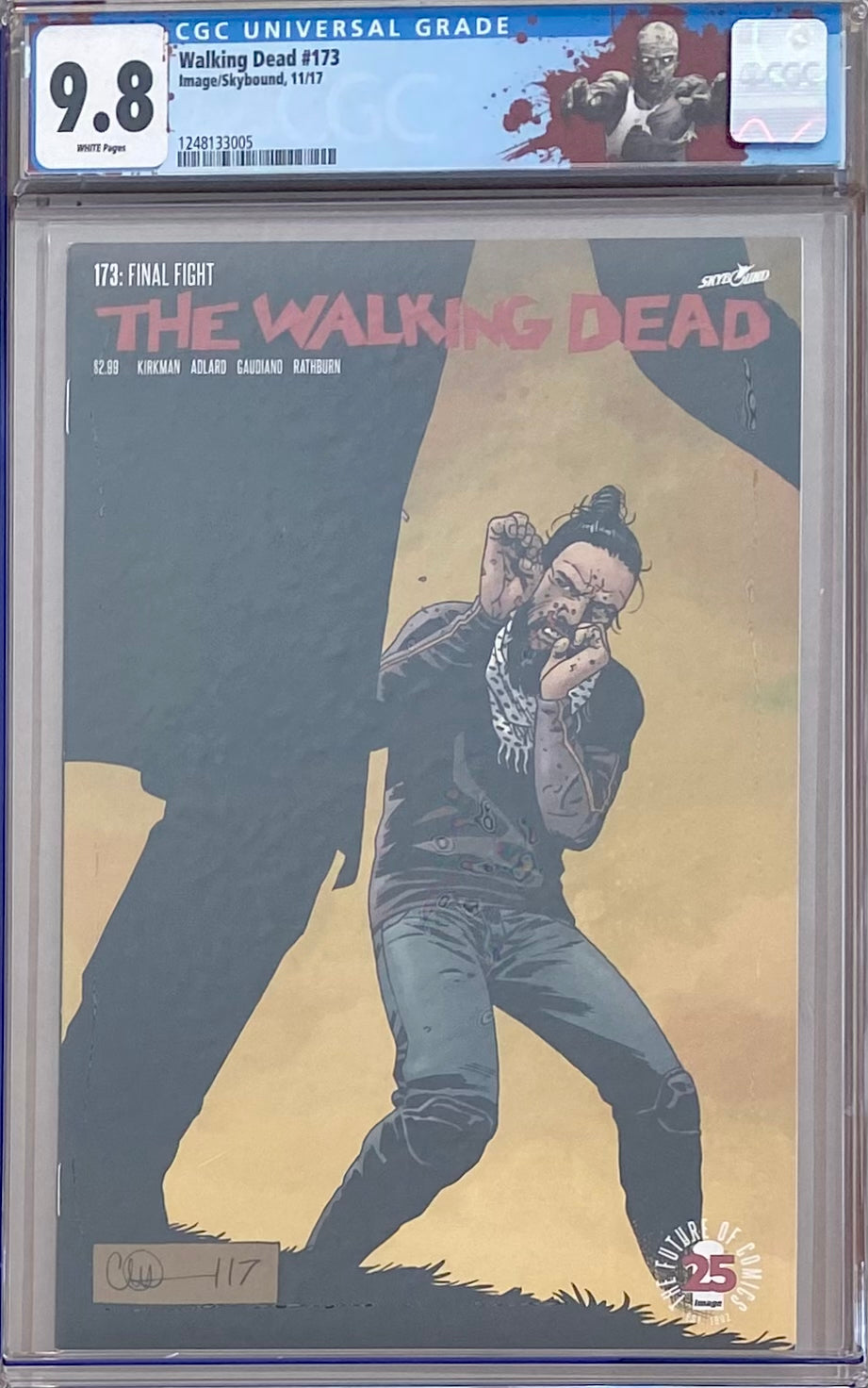 Walking Dead #173 CGC 9.8 - Walker Custom Label
