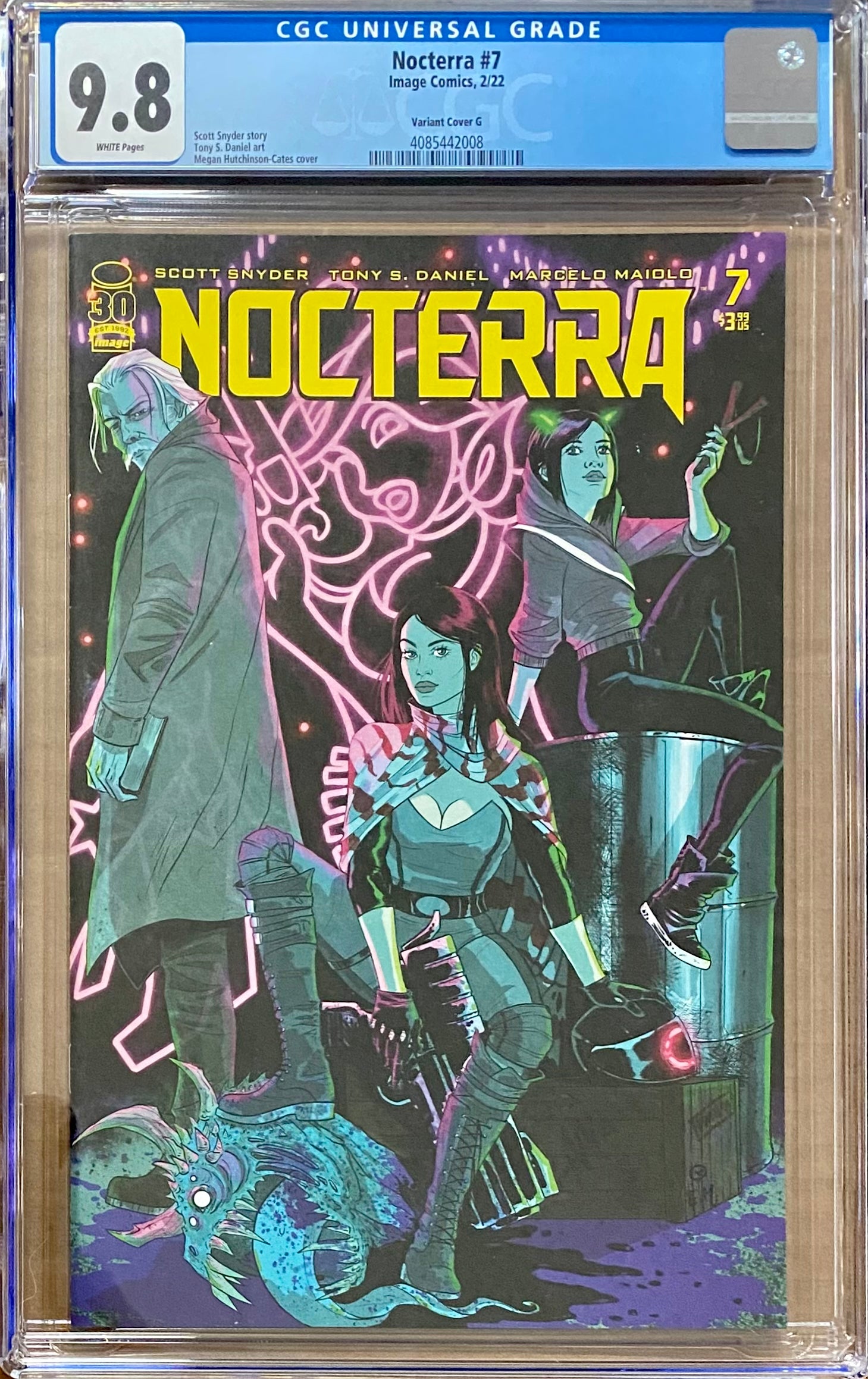 Nocterra #7 Hutchinson 1:50 Retailer Incentive Variant CGC 9.8