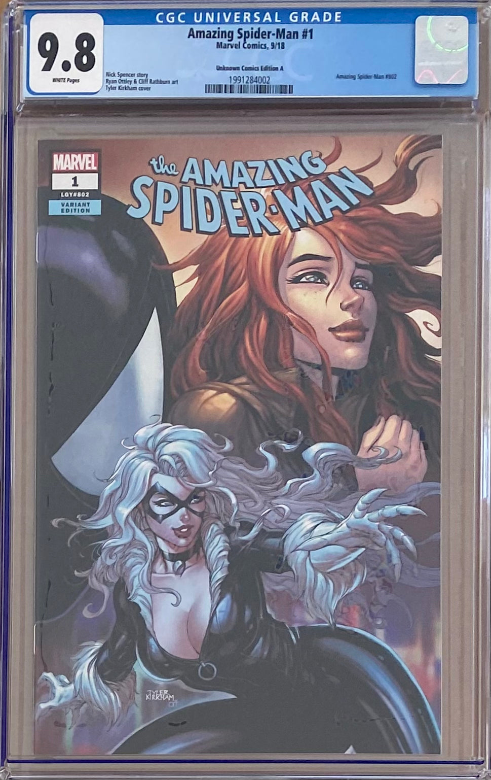 Amazing Spider-Man #1 Unknown Comics/Kirkham Variant A CGC 9.8