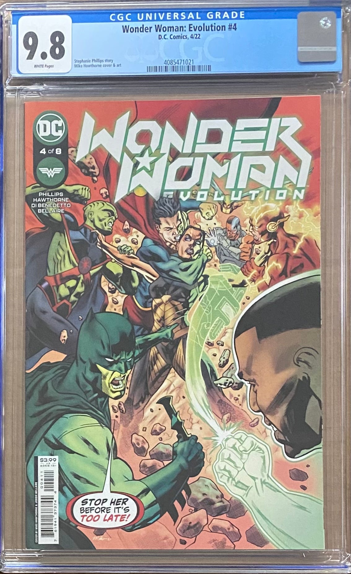 Wonder Woman: Evolution #4 CGC 9.8