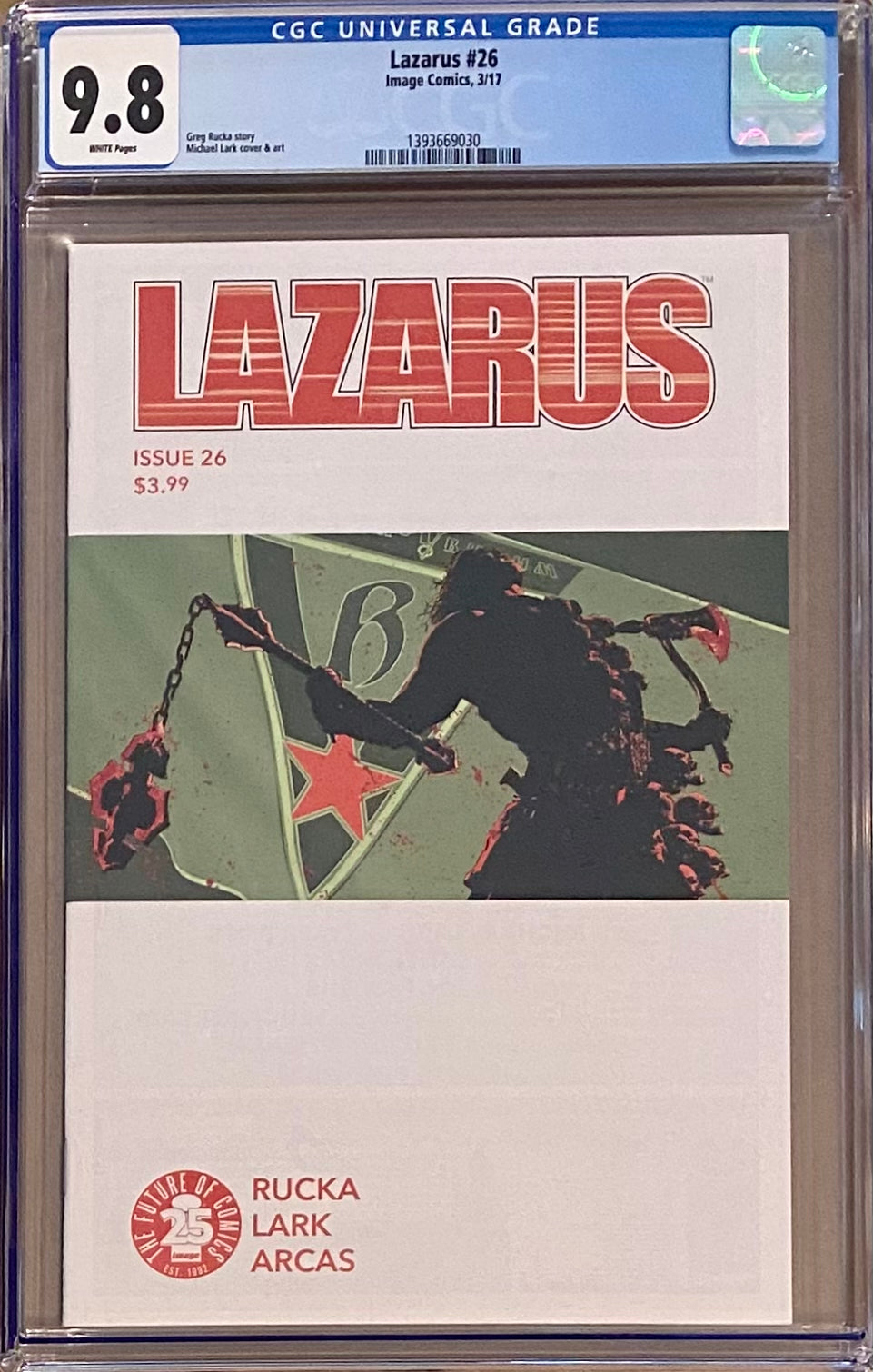 Lazarus #26 CGC 9.8