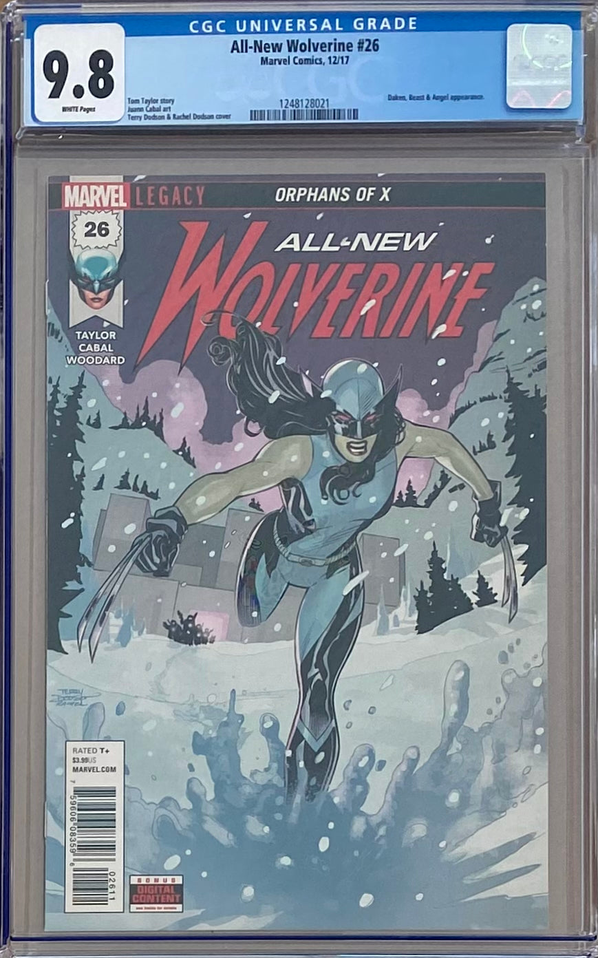 All-New Wolverine #26 CGC 9.8