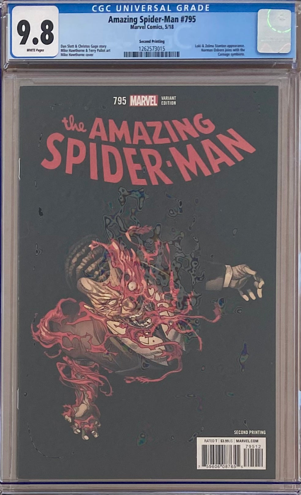 Amazing Spider-Man #795 Second Printing CGC 9.8