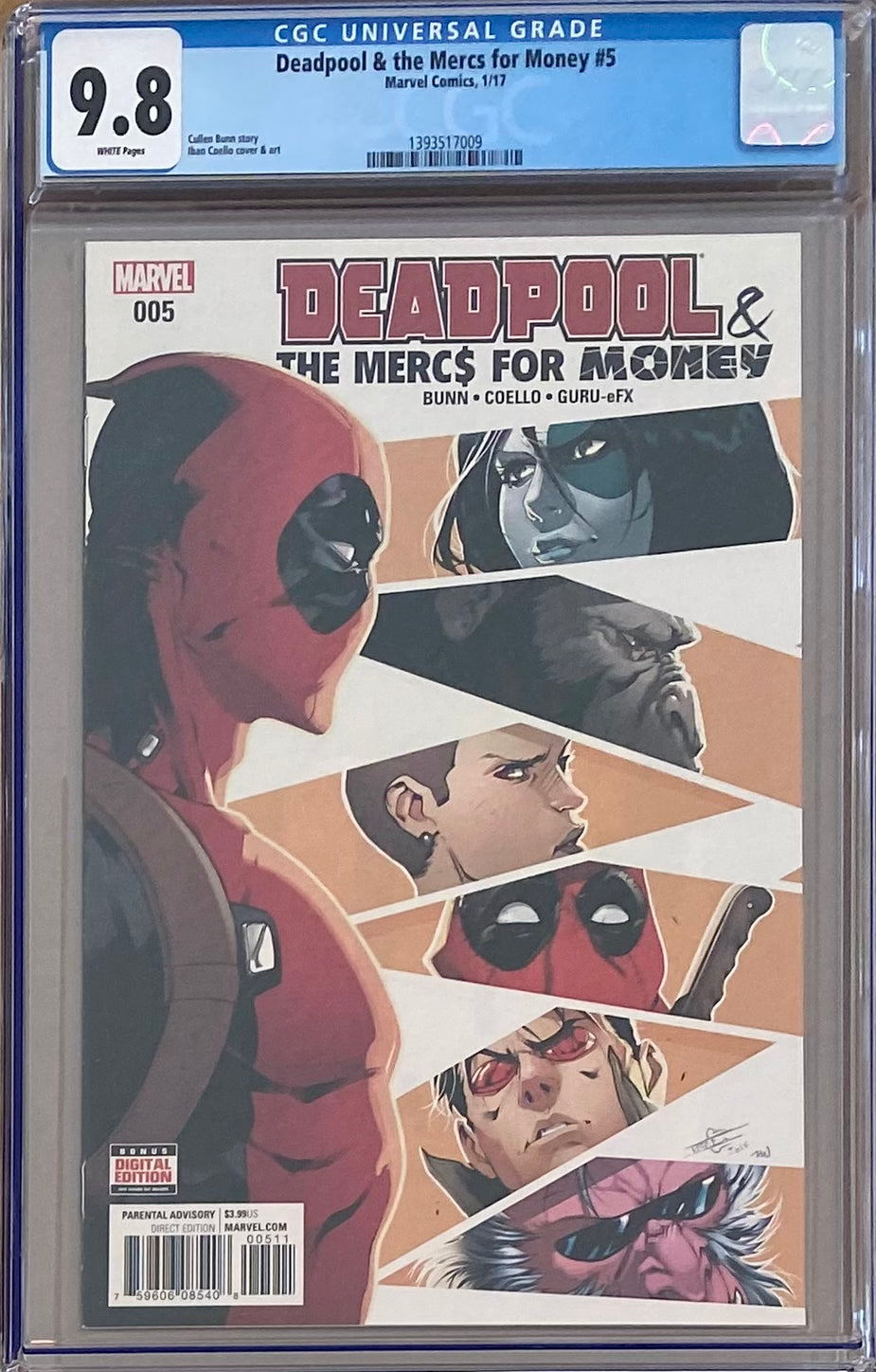 Deadpool & the Mercs for Money #5 CGC 9.8