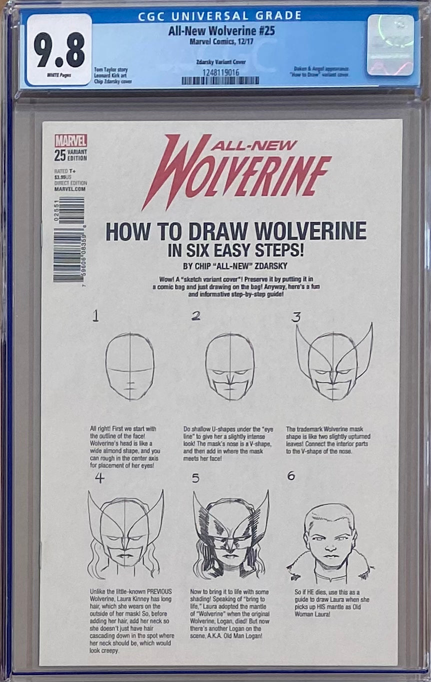 All-New Wolverine #25 Zdarsky Variant CGC 9.8