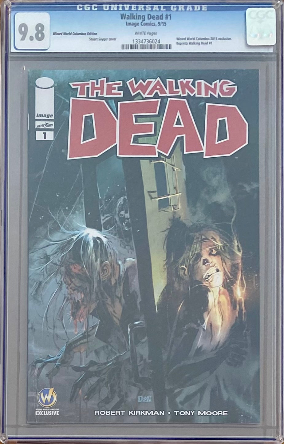 Walking Dead #1 Wizard World Columbus Edition Variant CGC 9.8