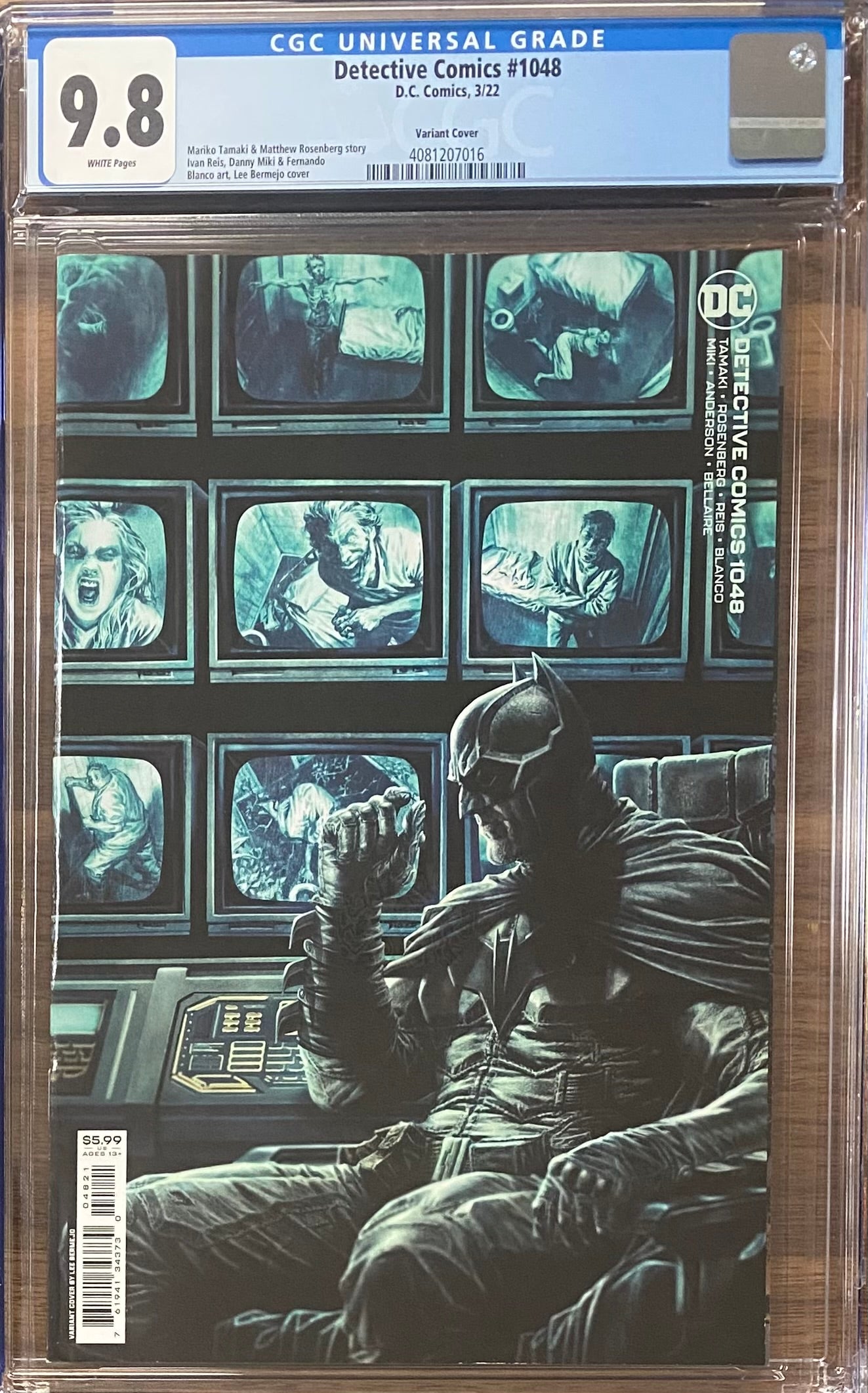 Detective Comics #1048 Bermejo Variant CGC 9.8