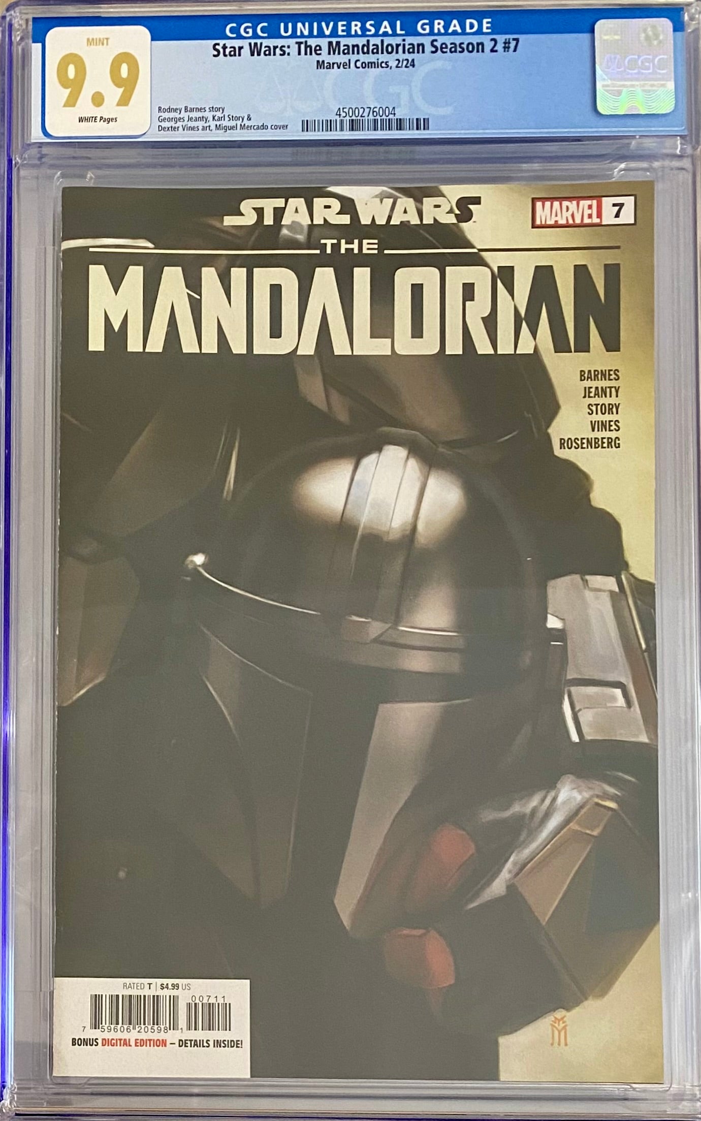 Star Wars: The Mandalorian Season 2 #7 CGC 9.9