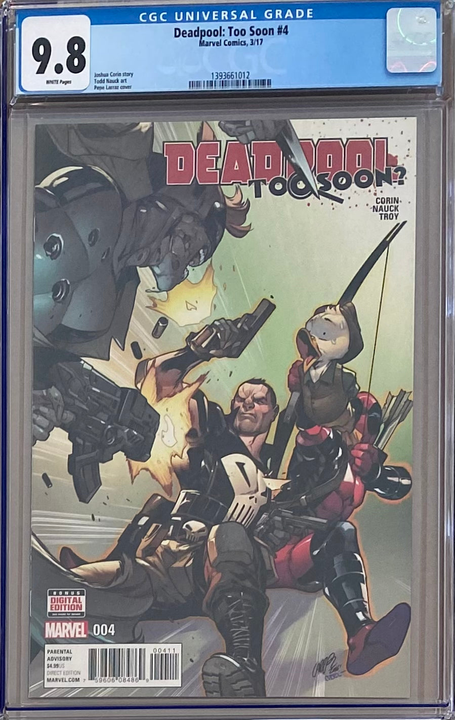 Deadpool: Too Soon #4 CGC 9.8