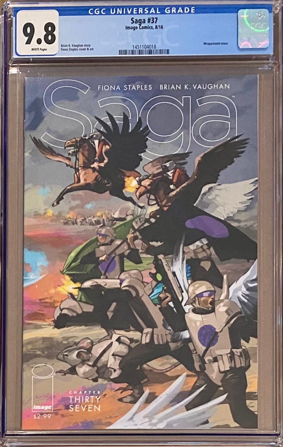 Saga #37 CGC 9.8