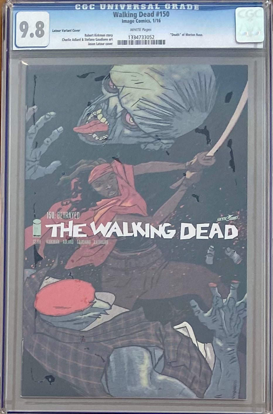 Walking Dead #150 Latour Variant CGC 9.8