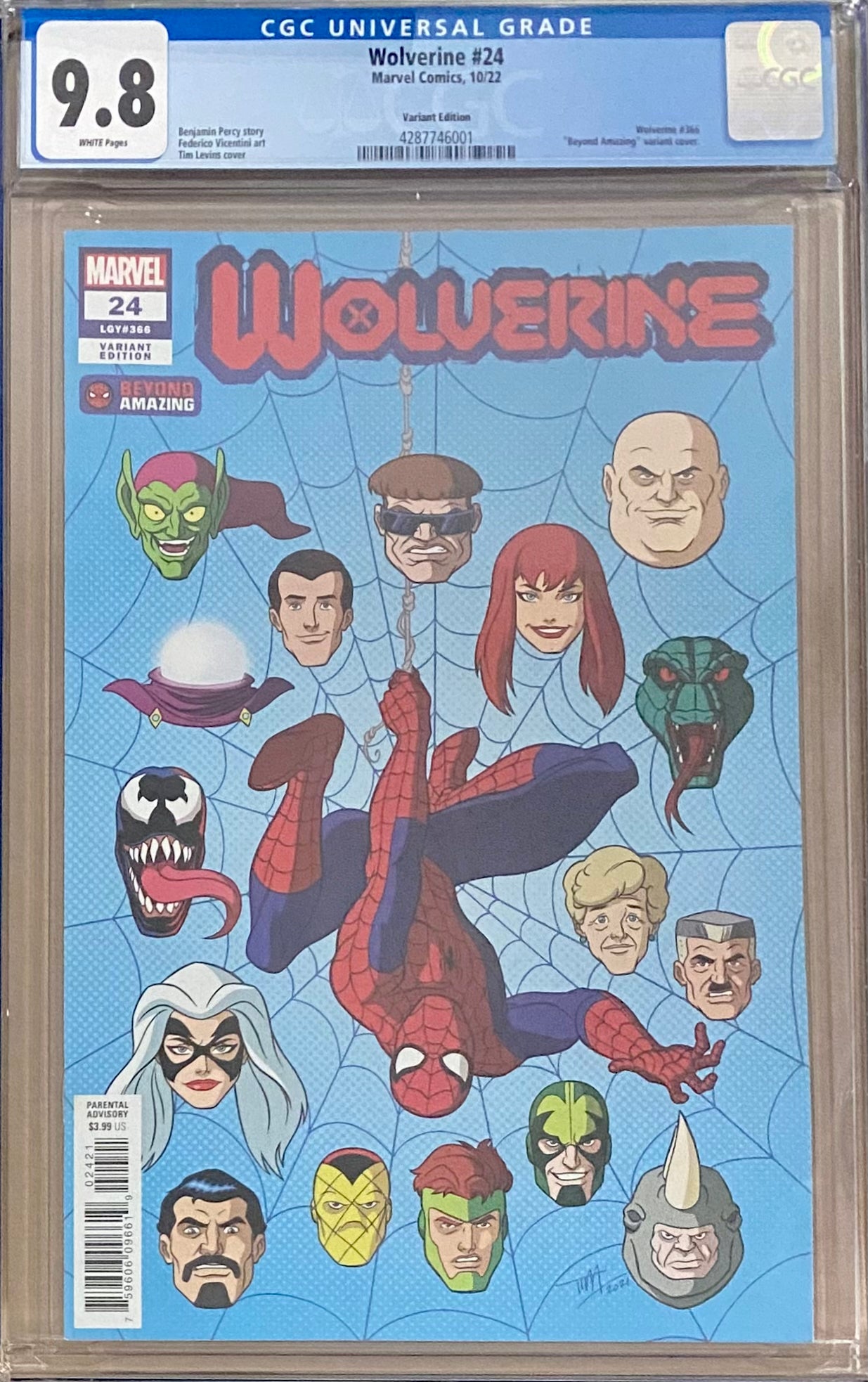 Wolverine #24 Levins Variant CGC 9.8