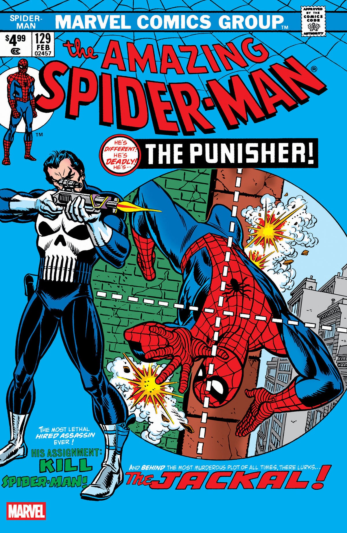Amazing Spider-Man #129 Facsimile Edition Blue Foil Variant (2026)