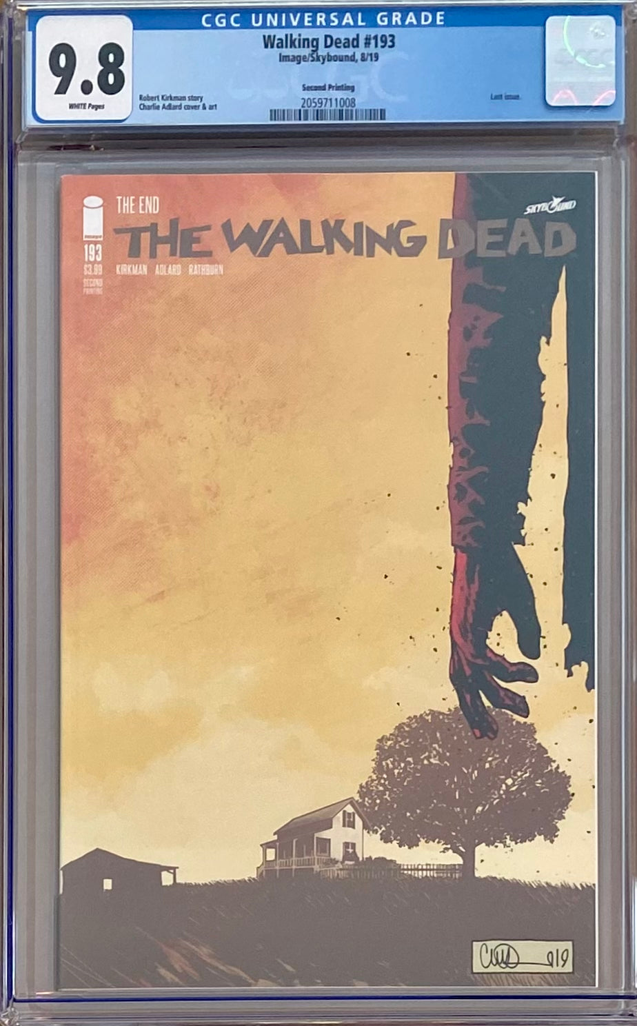 Walking Dead #193 Second Printing CGC 9.8