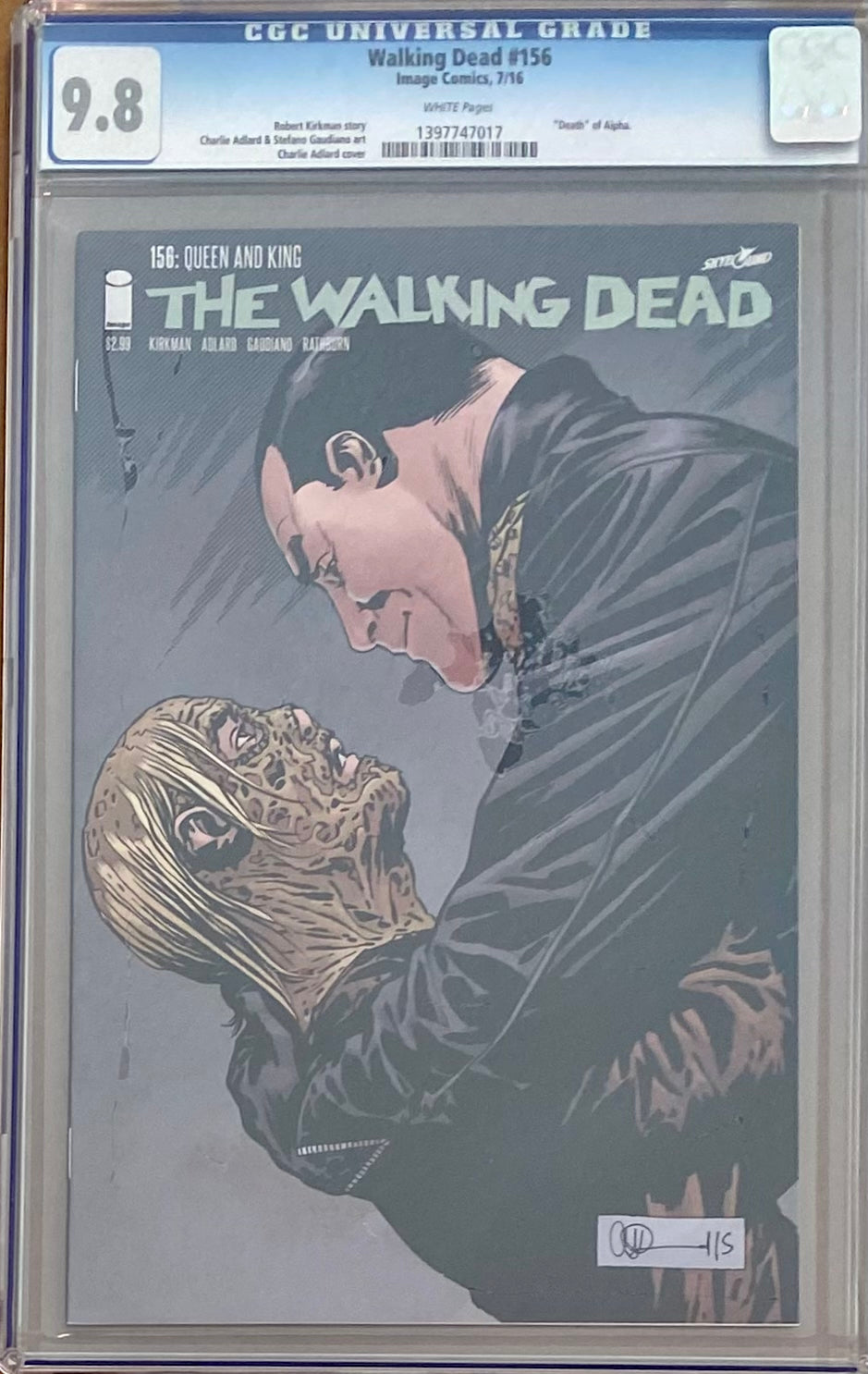 Walking Dead #156 CGC 9.8