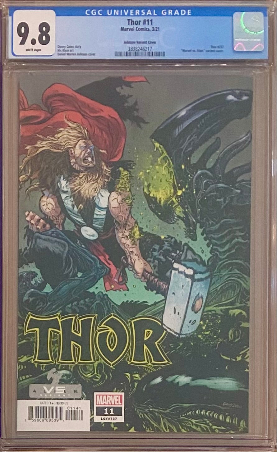 Thor #11 Johnson Variant CGC 9.8