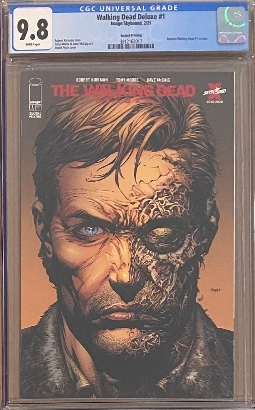 Walking Dead Deluxe #1 Second Printing CGC 9.8