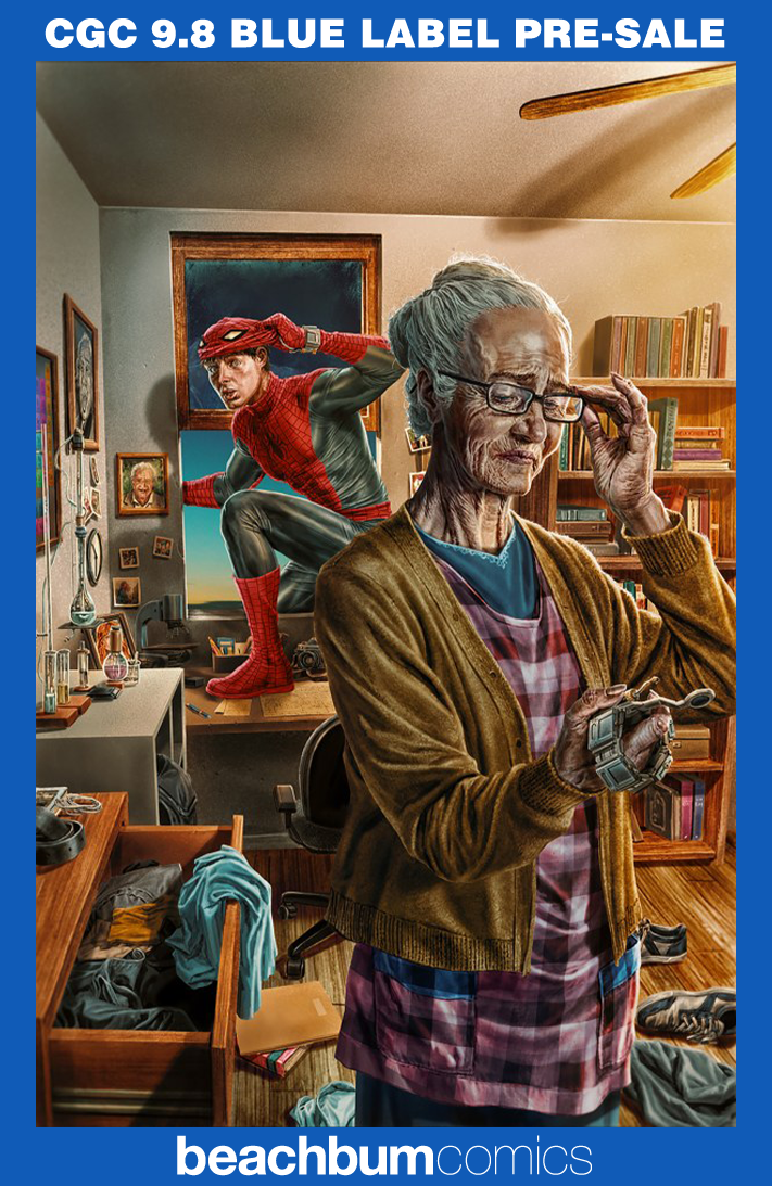 Amazing Spider-Man #35 Bermejo 1:100 Virgin Retailer Incentive Variant CGC 9.8
