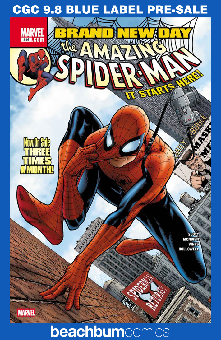 Amazing Spider-Man #546 Facsimile Edition 2026 Foil Variant CGC 9.8