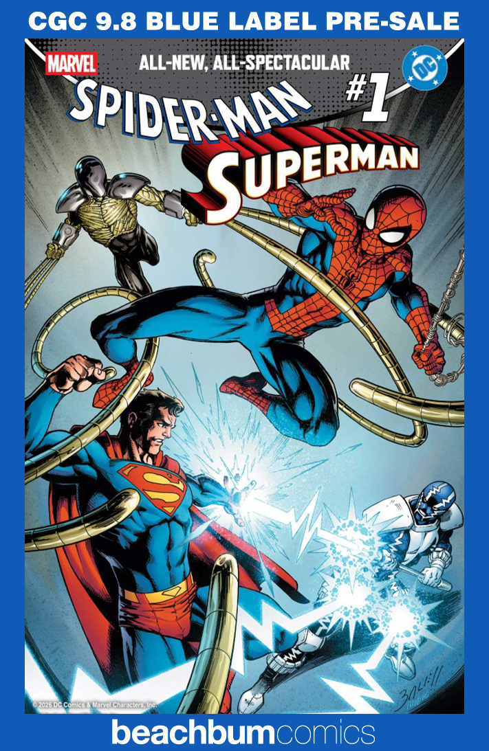Marvel/DC: Spider-Man/Superman #1 Bagley Foil Variant CGC 9.8