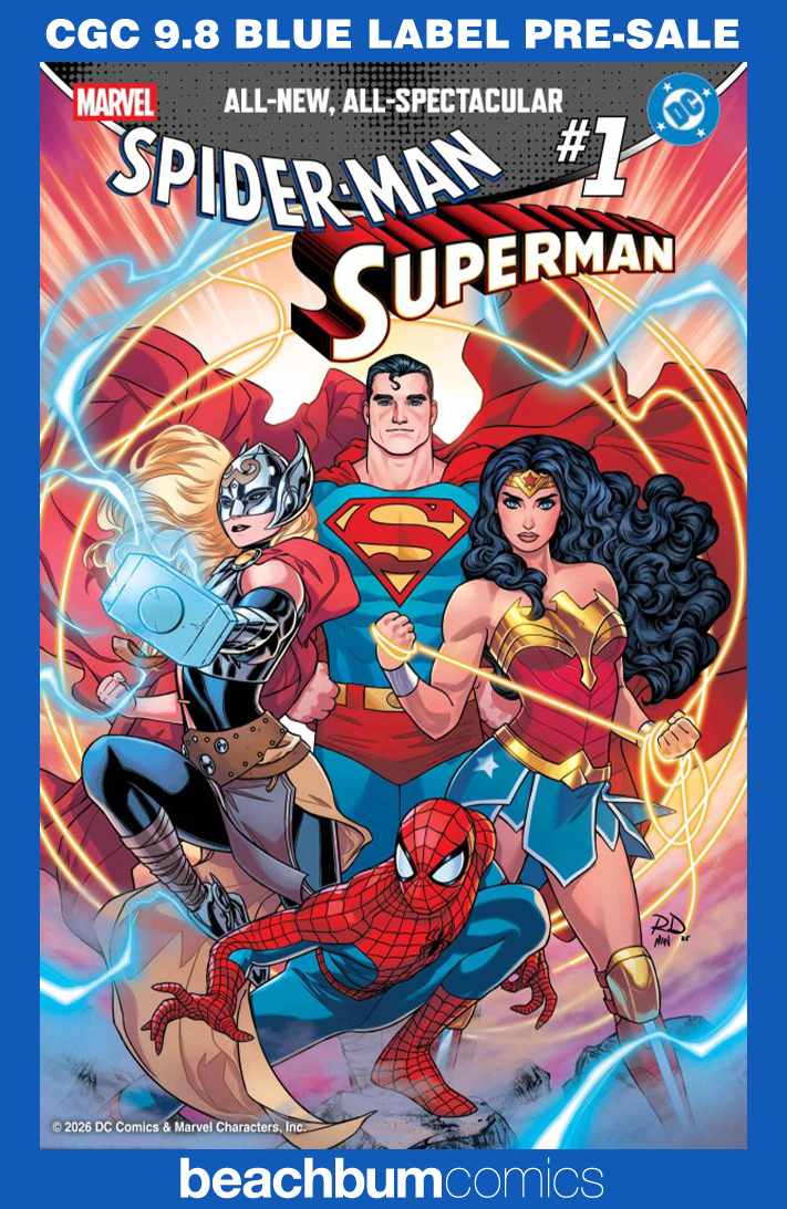 Marvel/DC: Spider-Man/Superman #1 Dauterman Variant CGC 9.8