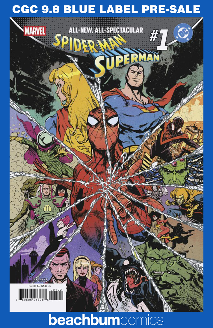 Marvel/DC: Spider-Man/Superman #1 Greene Homage Variant CGC 9.8